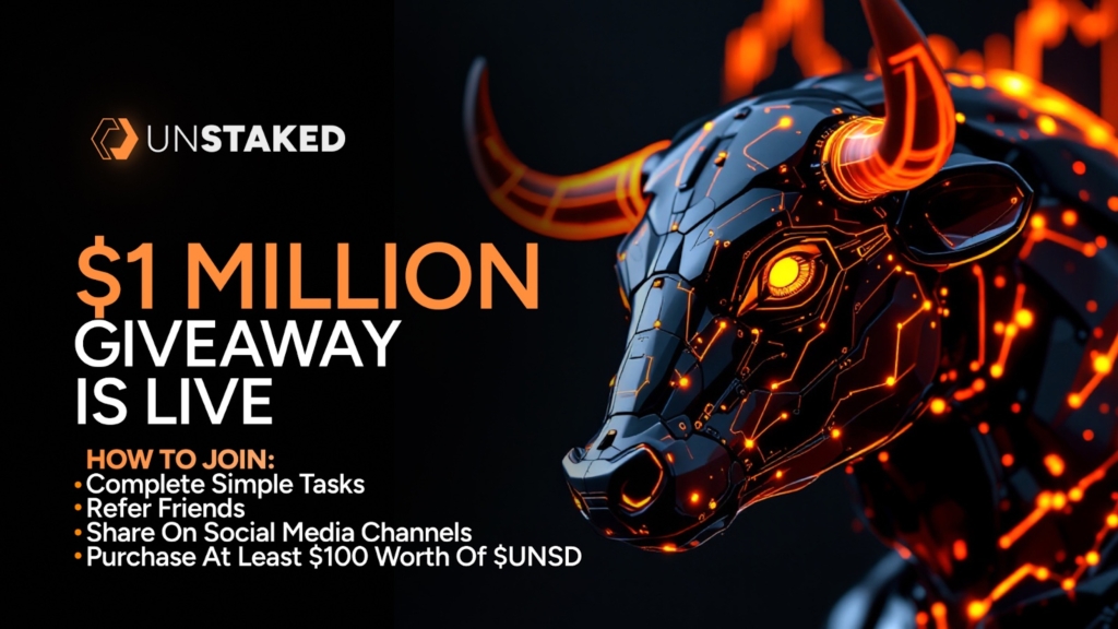 Unstaked Drops $1M Giveaway and Aims for $5! SHIB Burn Rate Up 17,900% While Stellar Struggles